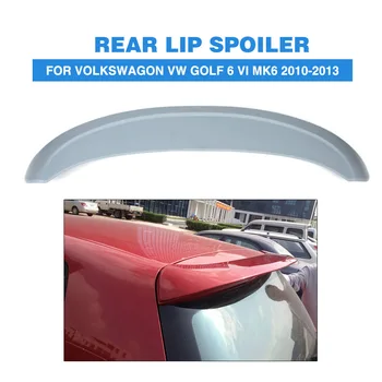 

ABS Unpainted Grey Car Rear Roof Wing Boot Spoiler Lip For Volkswagen VW Golf 6 VI MK6 2010 - 2013