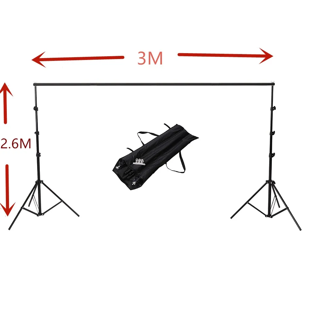 2,6 м X 3 м(8.5фт* 10фт) фон для фотосъемки фоновая поддержка системы подставки для фото видео студии с сумкой для переноски