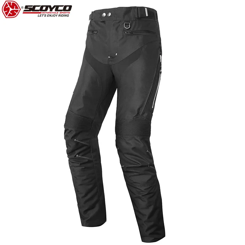

SCOYCO Motorcycle Waterproof Pants Windproof Shockproof Anti-skip Built-in Protectors Extreme Equipment Pants Motocross P063