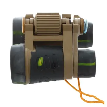 

Children Kid Army Green Foldable 3X Binocular Telescope Toy