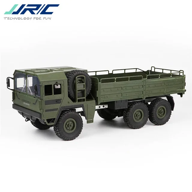 

JJR/C JJRC Q64 1/16 2.4G 6WD Rc Car Military Truck Off-road Rock Crawler RTR Toy 6 Wheels Racing Green Yellow Christmas Gifts