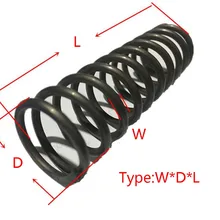 Изготовленная на заказ проволока диаметром 5,0 мм пружинная стальная пружина сжатия