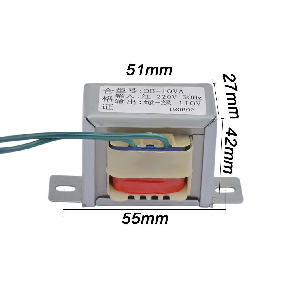 SUNYIMA трансформатор переменного тока 220 В в переменный 110 в 10 Вт Генератор EI48* 24 независимая Одиночная изоляция вторичный преобразователь напряжения тороидальный