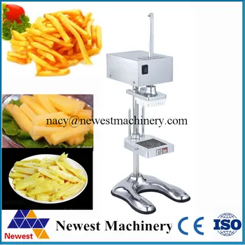 

Electric Stainless Steel Potato Chips Machine,Portable Home Kitchen French Fries Potato Cutter Machine