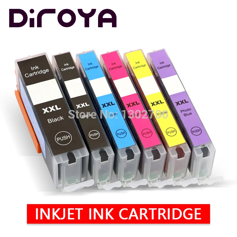 

5 Color 25ML PGI 580XXL PGBK CLI 581XXL BK C M Y Ink Cartridge For Canon PIXMA TR7550 TR8550 TS6150 TS6151 TS6250 TS9550 TS9551C