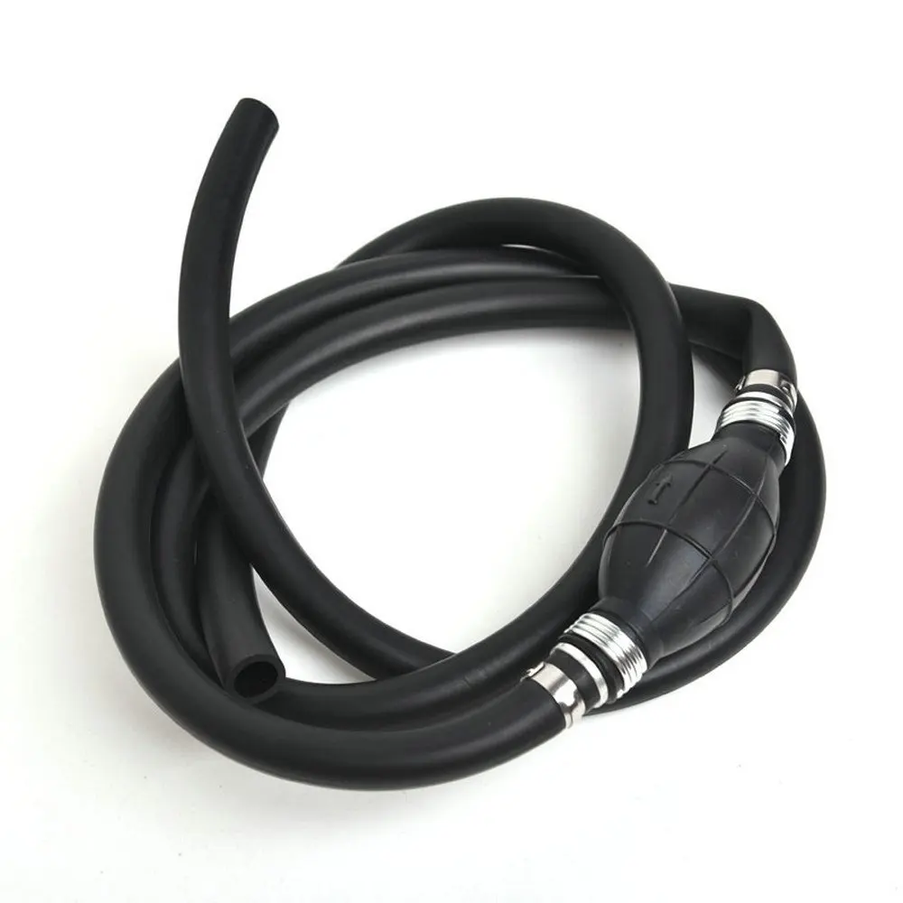 

6.23' Car Motorcycle Dirt Fuel Tube Gas Hose Line Rubber Bulb Hand Pump Tool