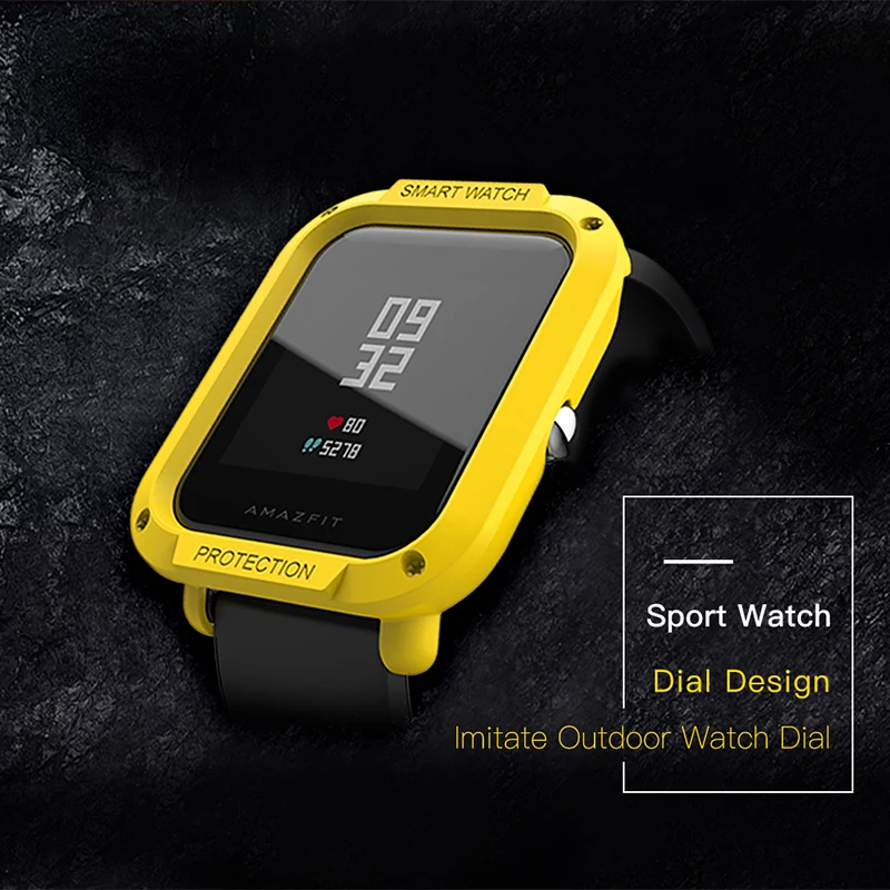 Защитные чехлы для Amazfit Bip умные часы Huami чехол Midong PC SIKAI bip lite A1608 аксессуары