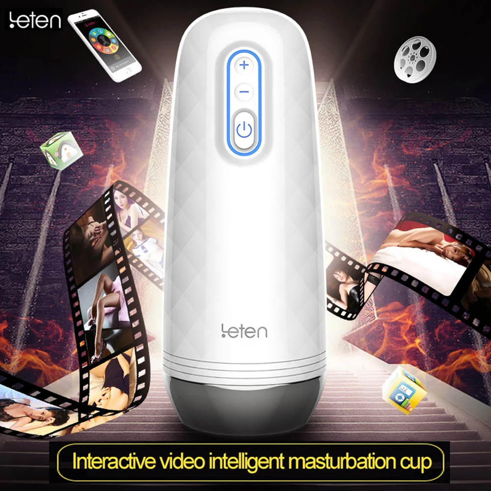 Leten Z9 интеллектуальное приложение Интерактивная Мужская мастурбатор USB зарядка 4D