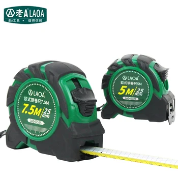 

LAOA 5M/7.5M Tapeline Double Side Steel Measuring Tape European Style Measure Tools