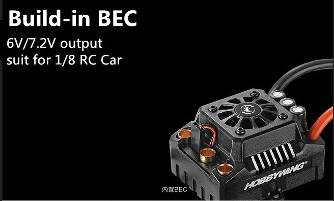 

Hobbywing EzRun Max8 v3 T/TR X Plug Waterproof 150A ESC Brushless ESC +4274 2200KV Motor LED Program Card for 1:8 RC Car crawler