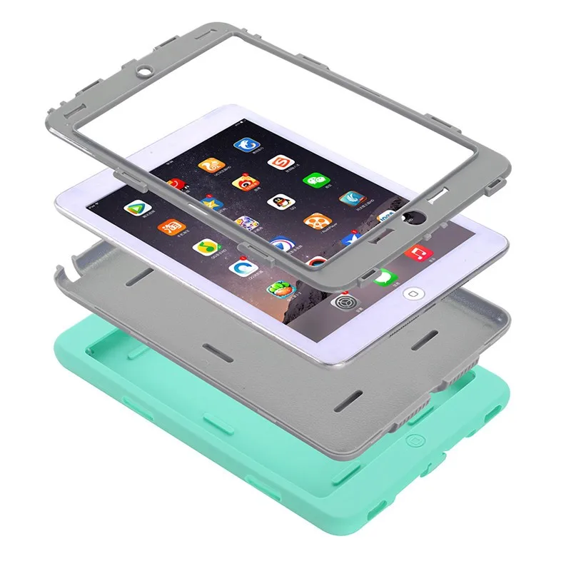 Eco-friendly Baby Safe Case For Apple IPad Mini Case Kids Shockproof TPU PC Tablet Case For IPad Mini 2 Mini 3 Mini 1 Cover (2)