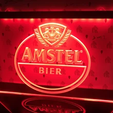 024 Амстел пивной бар светодиодный световой знак