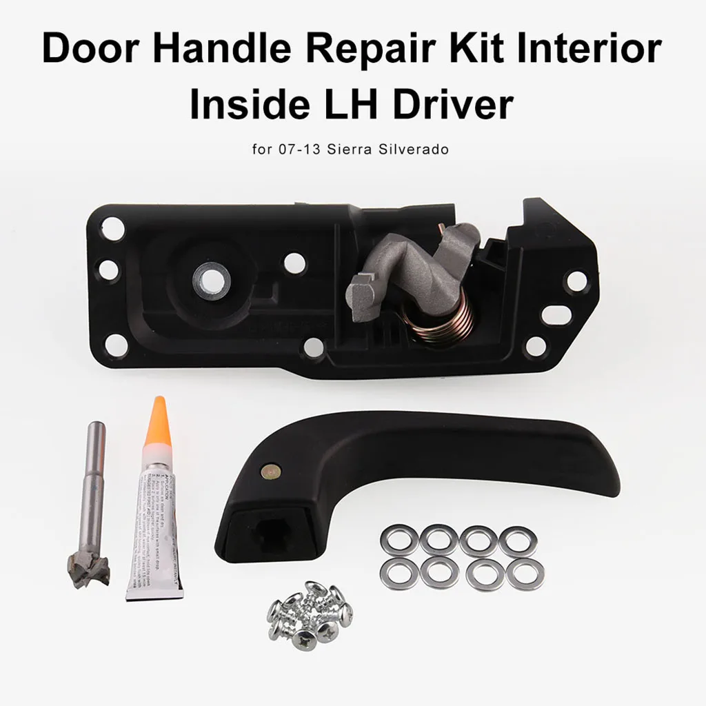 1 Set Car Door Handle Repair Part Kit For 2007-2013 Chevrolet 20833606 80374 Car Door Handle Accessory 