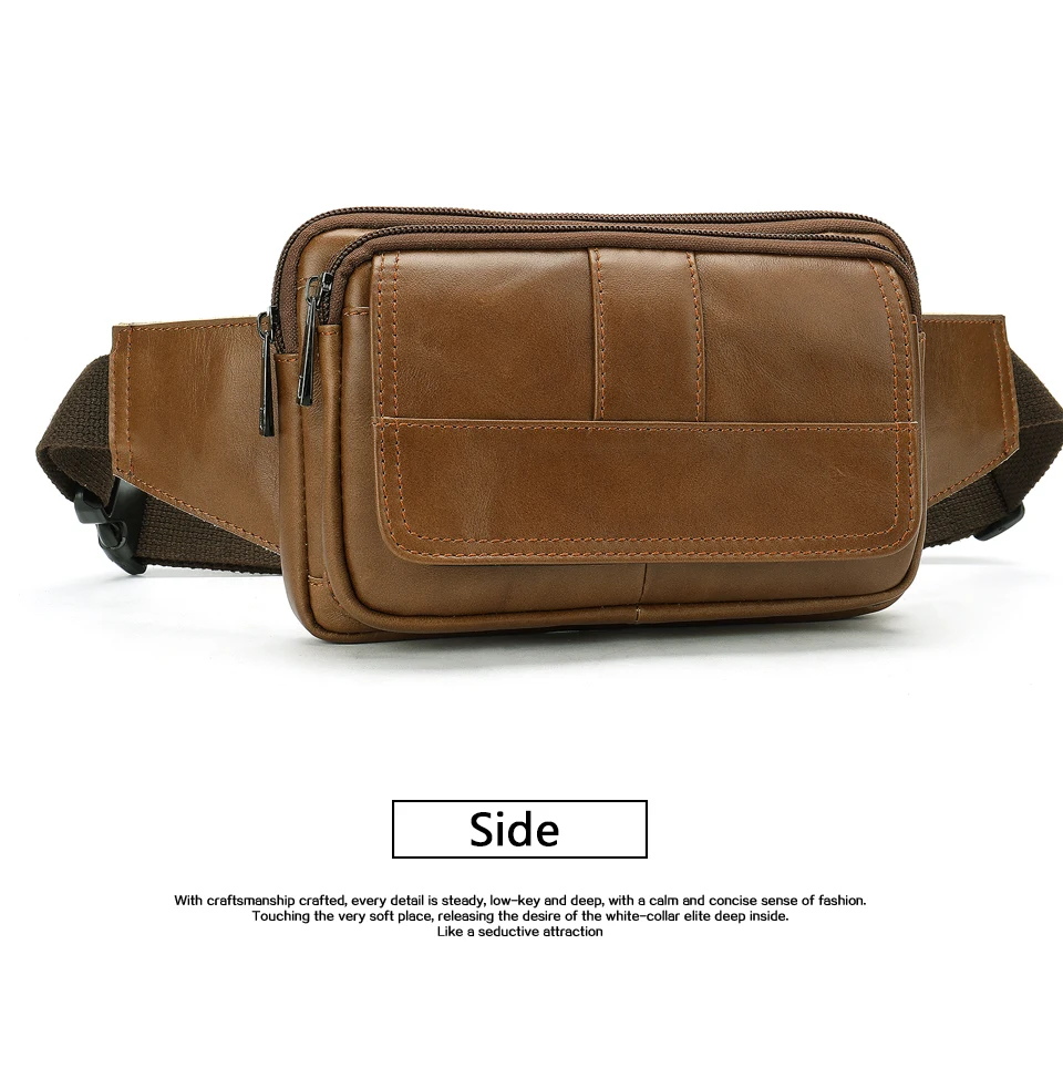Многофункциональная Мужская поясная сумка для мужчин, новая поясная сумка для мужчин, натуральная кожа, набедренная сумка, пояс для денег