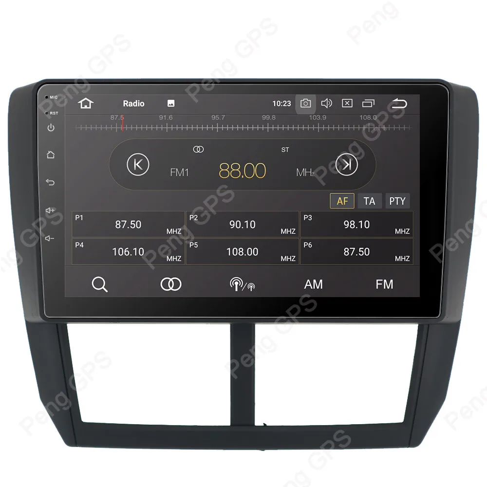 Discount Octa Core 2 Din Stereo Android 8.0 Car Radio for Subaru Forester Impreza 2008-2013 GPS Navigation CD DVD Player FM 1080P Unit 5