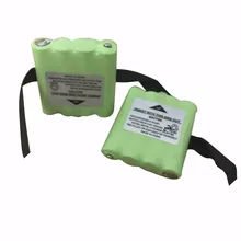 2 шт 4,8 V 700MAH Ni-MH перезаряжаемая 2 способ радио батарея для Midland BATT6R BATT-6R