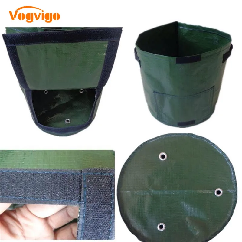 VOGVIGO DIY Potato Grow Planter PE Cloth Planting Container Bag Vegetable gardening Thicken Garden Pot Planting Grow Bag