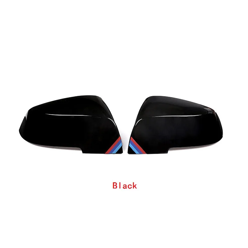 1 пара Зеркало заднего вида крышка Кепки из АБС-пластика для хэтчбеков BMW серий 1 2 3 4 X м 220i 328i 420i F20 F21 F22 F23 F30 F32 F33 F36 X1 F87 E84 X1 M2 - Цвет: Black