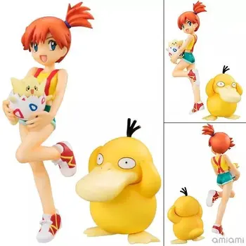 

NEW hot 10cm 3pcs/set Misty Togepi Psyduck action figure toys collection christmas toy doll