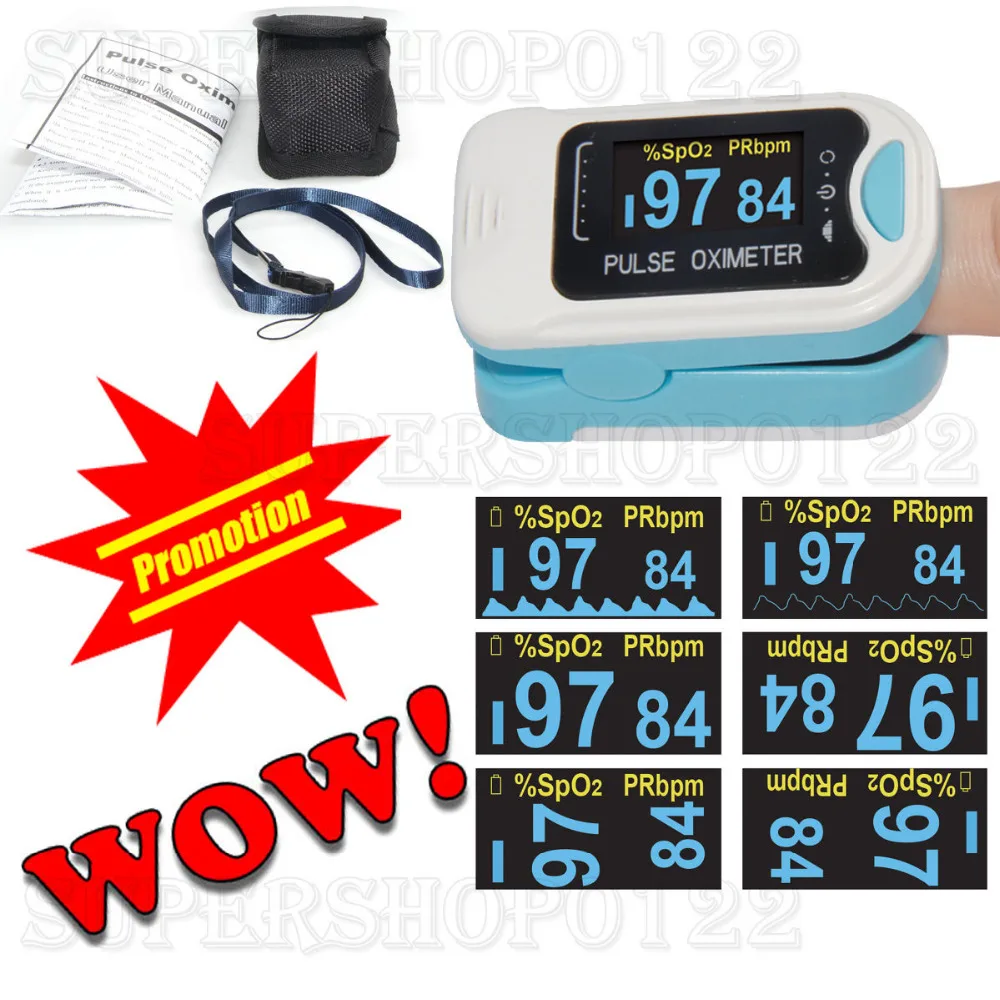 

OLED Fingertip oxymeter spo2,PR monitor Blood Oxygen Pulse oximeter,CMS50NA