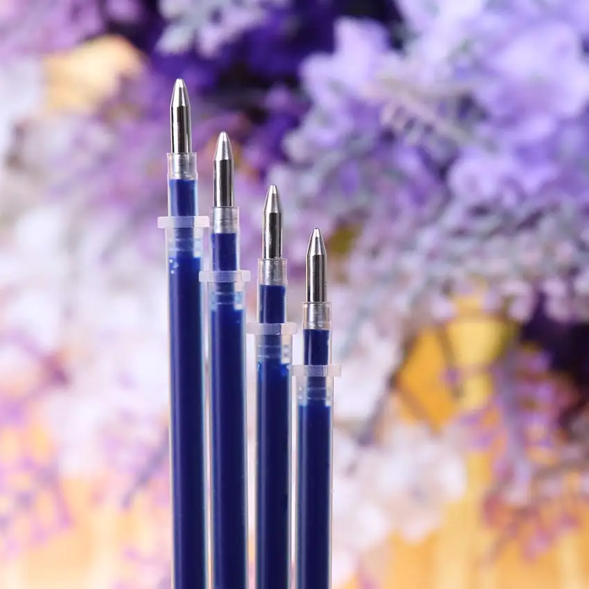 20 шт гелевая ручка с нейтральными чернилами 0,5 мм, заправка нейтральной ручки, хорошее качество, заправка пулей, 3 цвета, для офиса и школы, высокое качество - Цвет: Bullet Tip of Blue