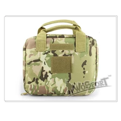 Bolsa táctica para pistola Airsoft, Multicam militar, bolsa de rango de pistola única, funda de pistola de nailon 900D suave