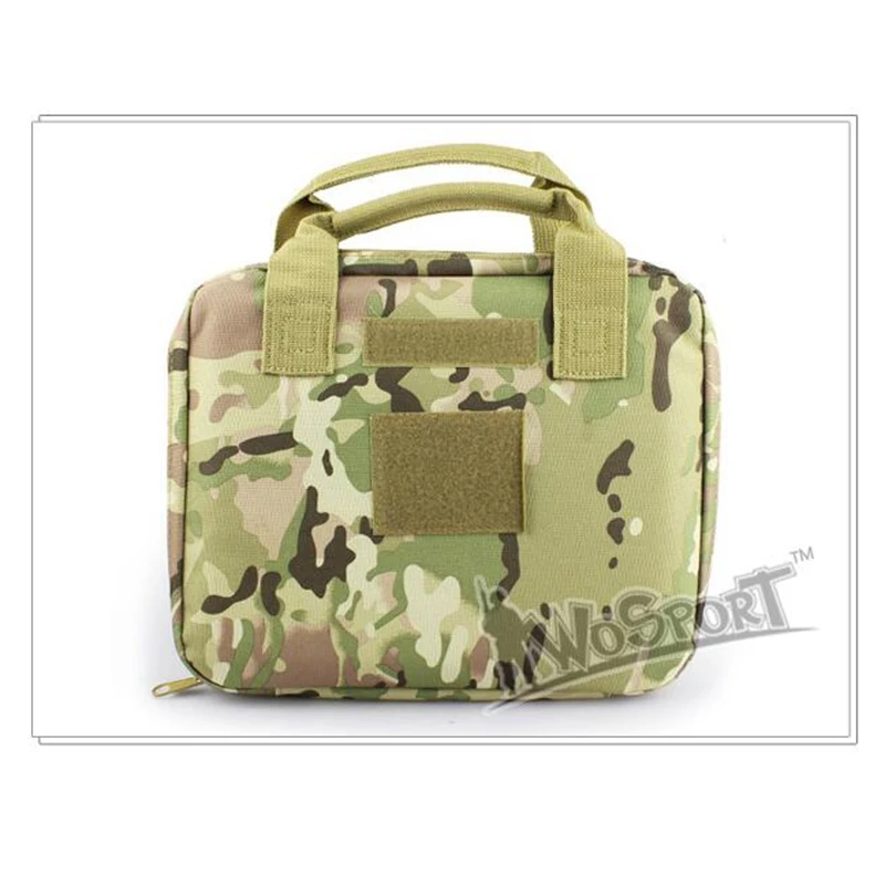 Military Multicam ACU Single Pistol Range Bag Tactical Airsoft Gun Bag