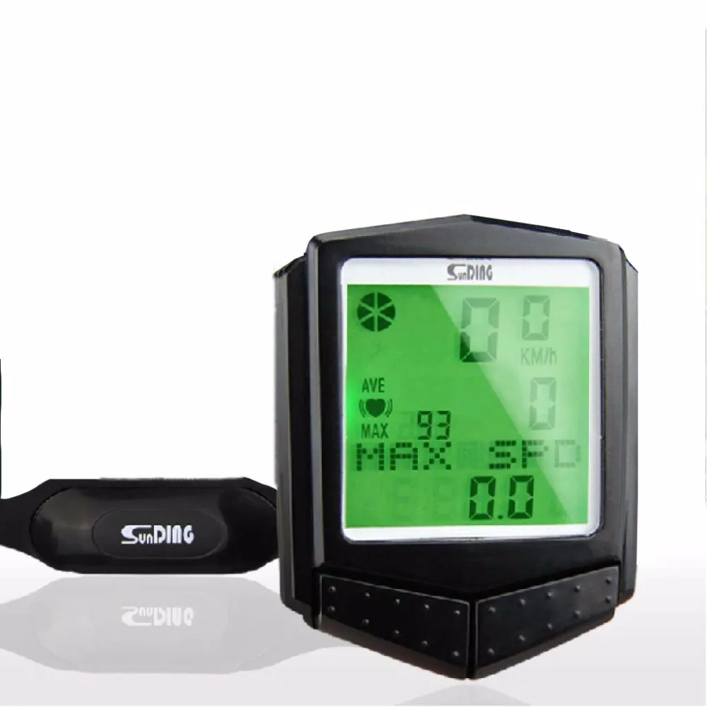 

Wireless Bicycle Computer Heart Rate Measured speedometer bike cycling waterproof sunding Bicicleta odometer sensor accessories
