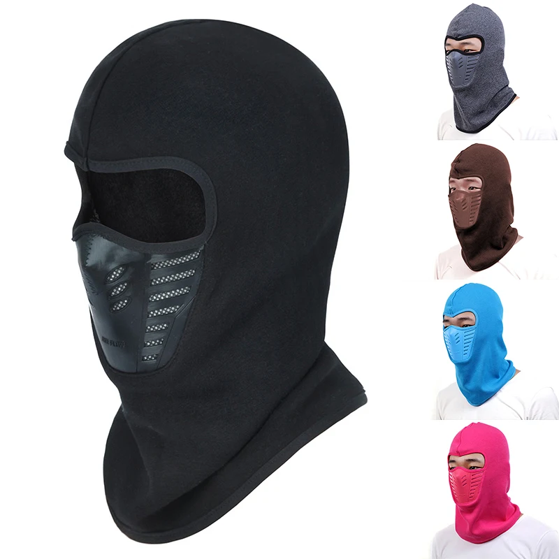 New Winter Warm Full Face Cover Thermal Fleece Lined Windproof Anti ...