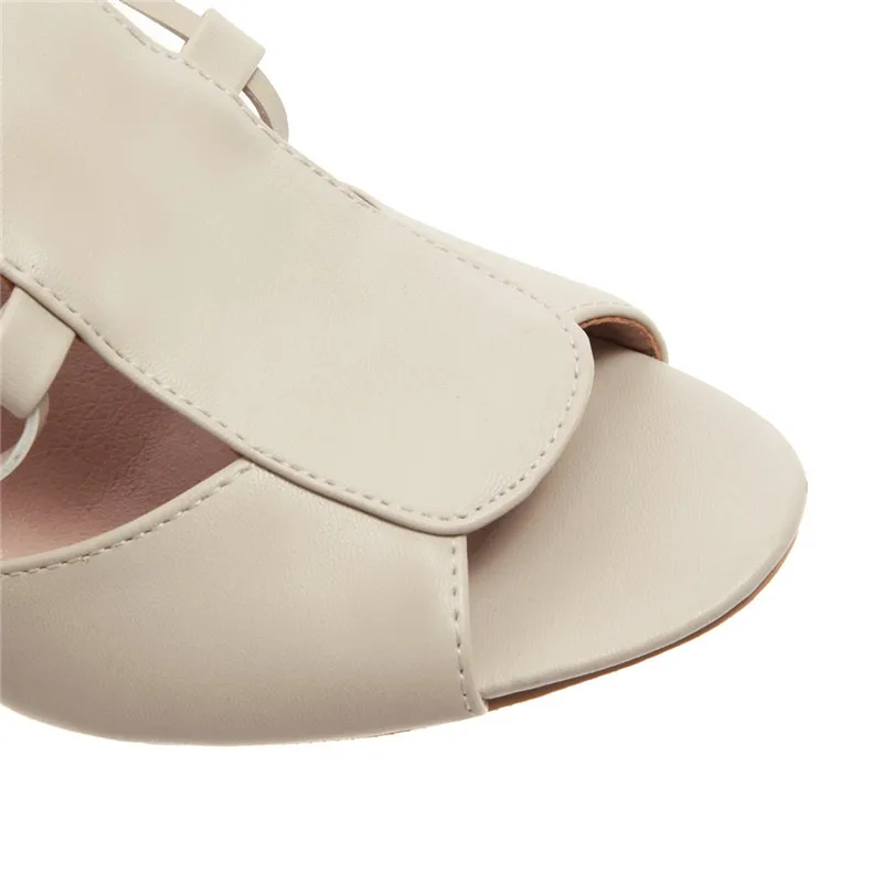 Genou Peep D'été Sur Taille Fête Bottes Dames Chaussure 48 Black beige Grande Mode Découpes Hauts white Talons Toe De Sexy Le Femmes Discothèque 9Y2WHDEI