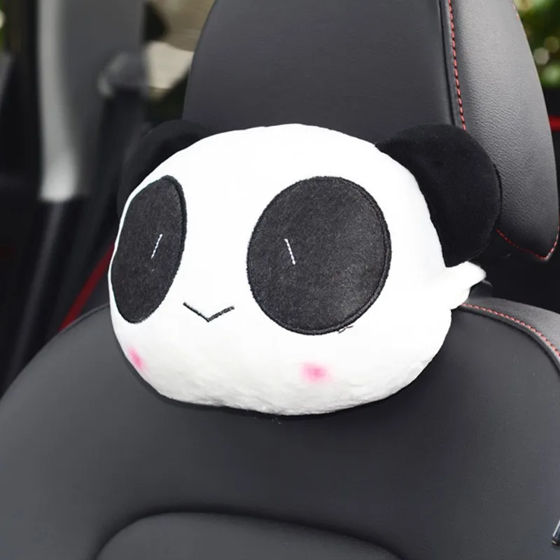 

Auto Car Interior Cushion Cute Cartoon Panda Plush Car Waist Pillow Car Seat Neck Rest Headrest Cushion