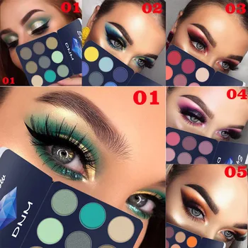 

9Colors Glitter Eyeshadow Shimmer Eye Shadow Color Palette Eyeshadow Nude Makeup Long Lasting Waterproof Cosmetics