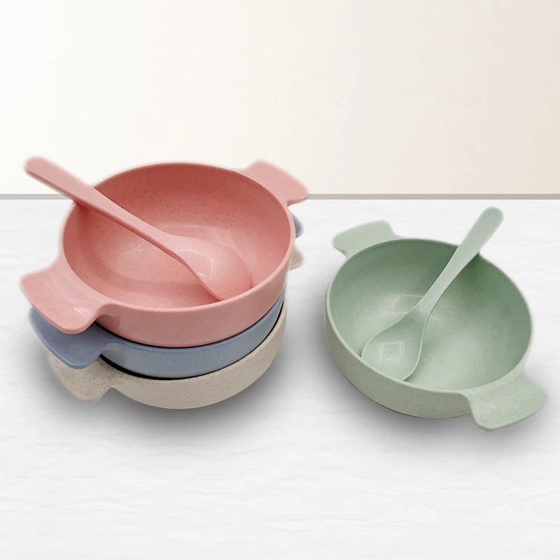 bowl+spoon Baby Feeding Food Tableware Baby Kids Health Dishes Toddle Eating Dinnerware Set Children Anti-hot Training Bowls bowl+spoon Baby Feeding Food Tableware Baby Kids Health Dishes Toddle Eating Dinnerware Set Children Anti-hot Training Bowls