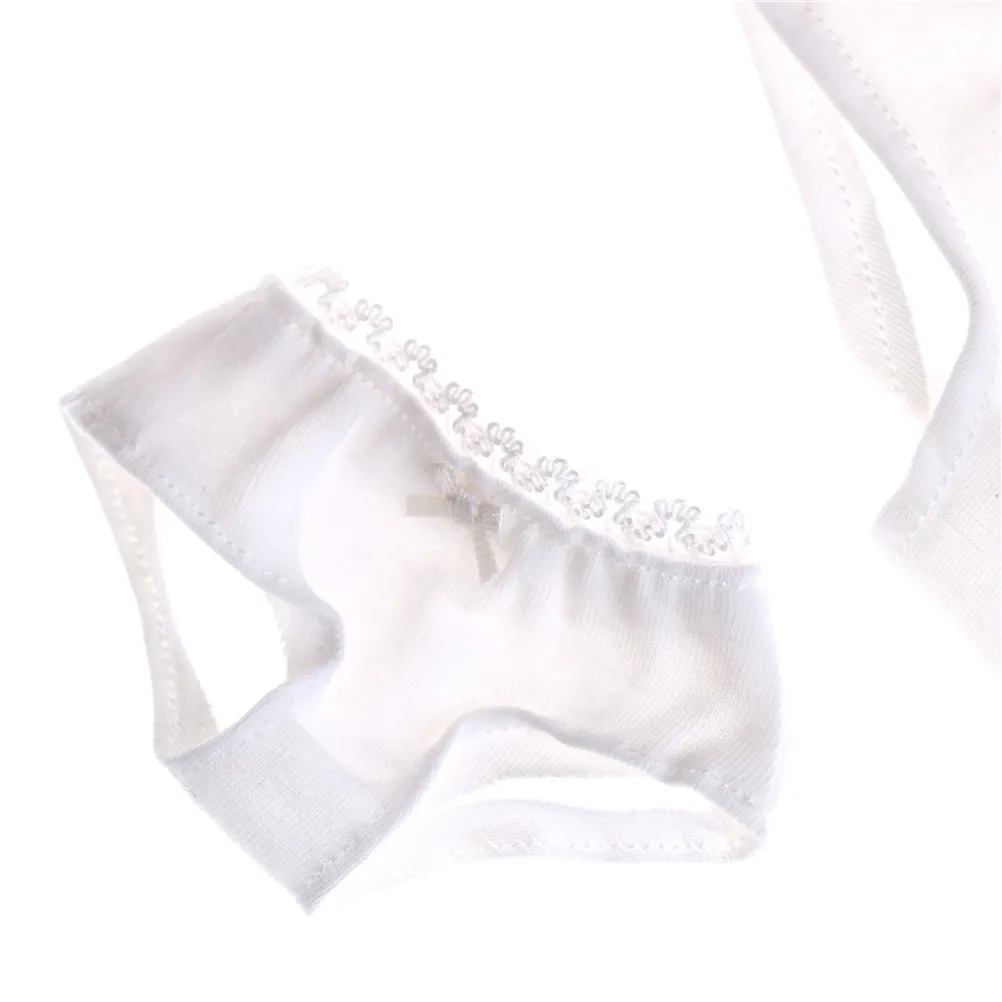 1//3 1//4 1//6 Solid White Underwear Briefs for BJD SD Dollfie Baby Dolls Clothes