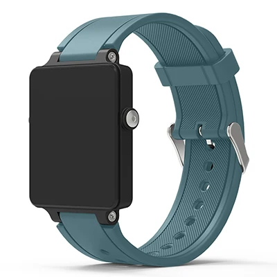 Сменный Браслет Силиконовый Браслет ремешок для часов Garmin Vivoactive ацетат спортивные часы Ремешки для наручных часов Correa Reloj - Цвет: Rock blue