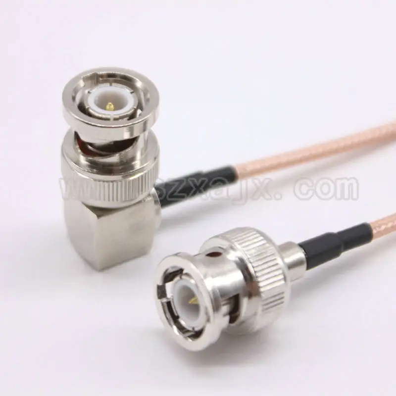 RF connector BNC right angle cable BNC male to BNC male right angle
