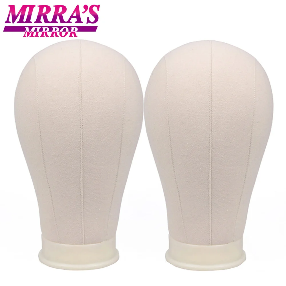 

Mirra’s Mirror Mannequin Head For Wigs Canvas Head With Stand Training Manikin Head Display Styling Mannequin With Wig Cap Clips
