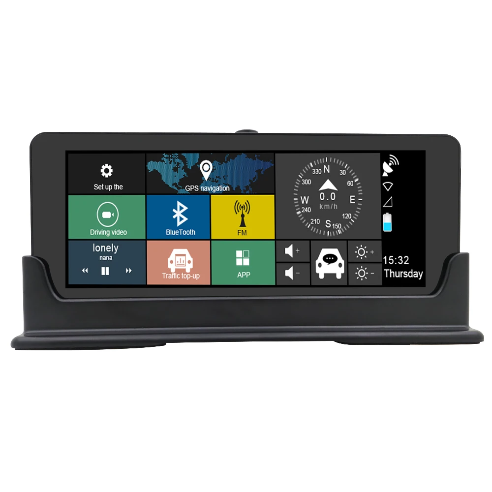 Car dashboard Android 5.1 GPS navigation 6.86 inch IPS touchscreen 4G