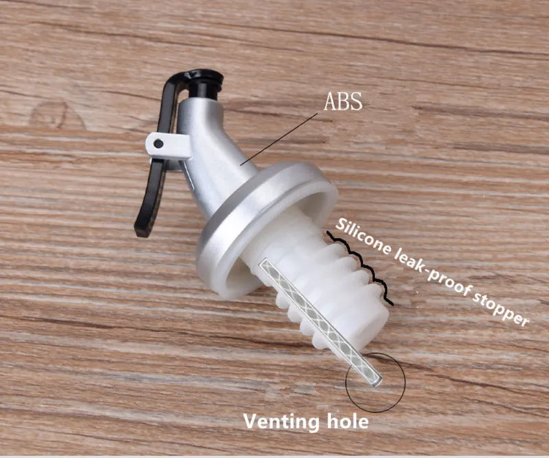 Пробка для масла бутылки для уксуса может Блокировка ABS пробка герметичная пищевая пластиковая насадка распылитель диспенсер для ликера вина