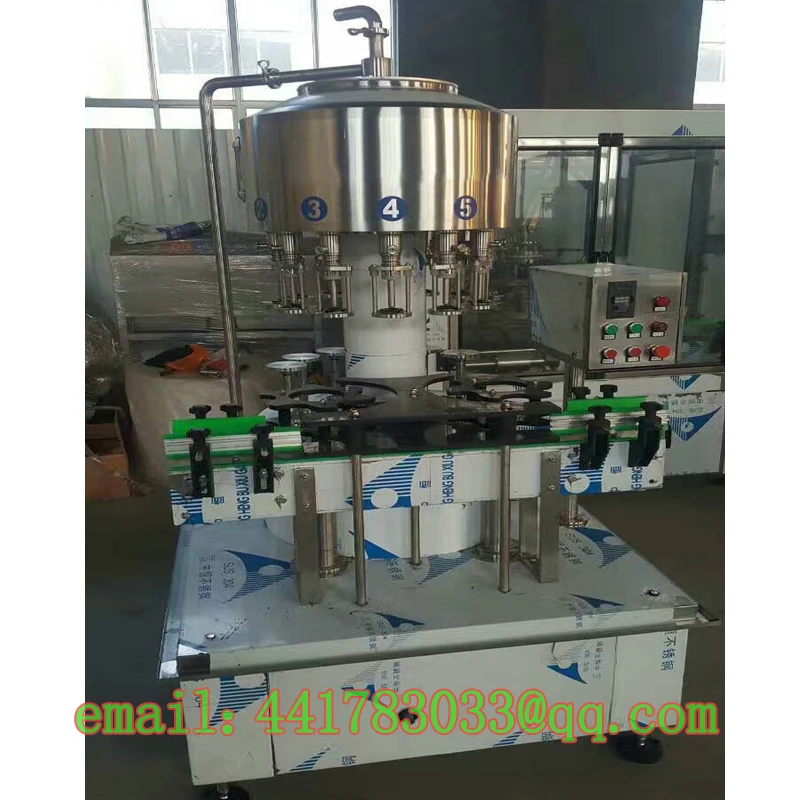 

Automatic 12 head pressure negative pressure filling machine Liquid liquor red wine filling machine Inflatable filling machine