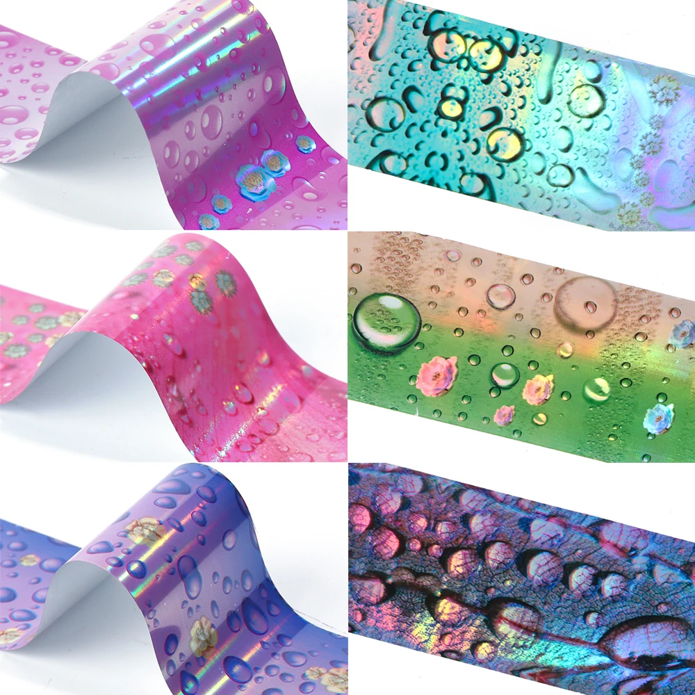 waterdrop nail foil 04