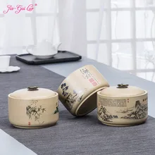 JIA-GUI LUO, керамическая коробка для чая, банки для хранения сухофруктов, герметичные бутылки, аксессуары для чая, пуэр, коробка для хранения чая, керамическая банка D089
