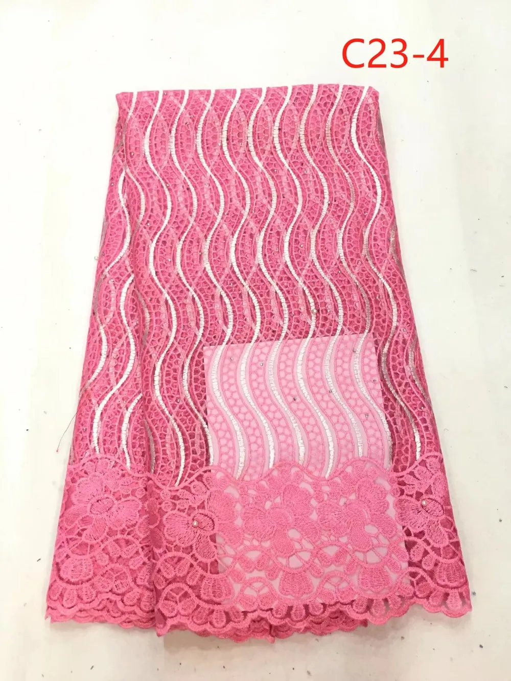 

African Lace Fabric 2019 Embroidered Nigerian Laces Fabric Bridal High Quality French Tulle Lace Fabric For Wedding FANCYJU092