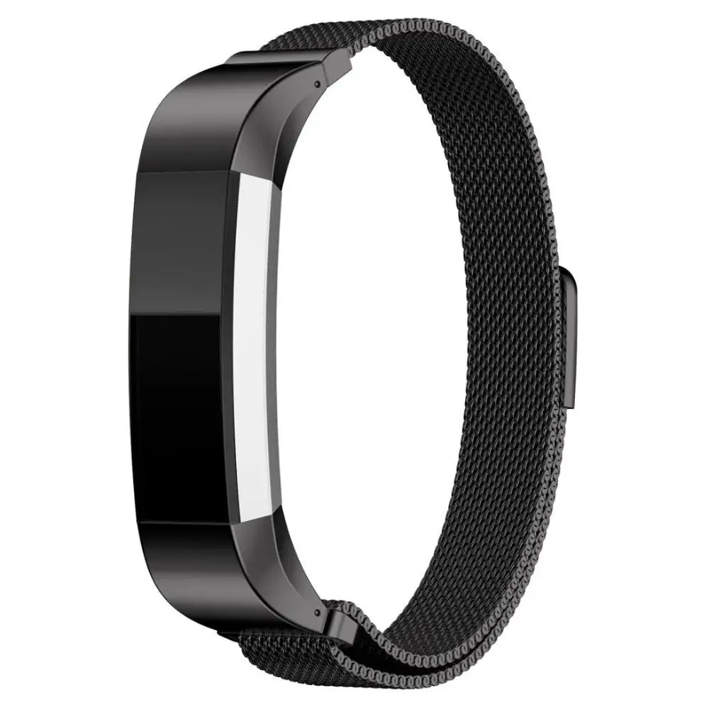 Для Fitbit Alta hr и браслеты «Alta», Сменная сетка, петля из нержавеющей стали, металлические полосы, маленькие Большие серебристые, розовые, золотые, черные