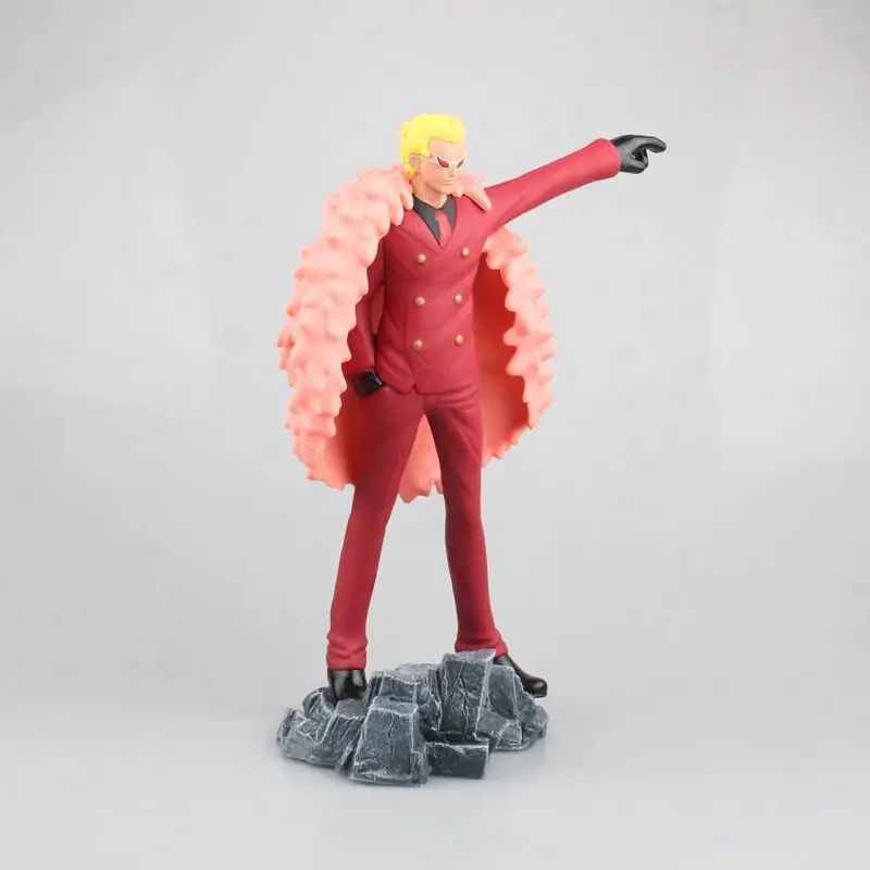 24 см одна деталь Donquixote Doflamingo фигурку ПВХ Коллекционная модель игрушки brinquedos для