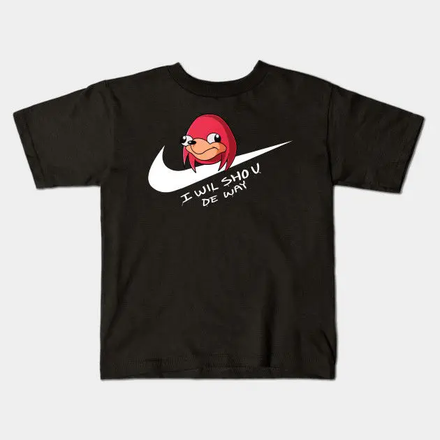 Новая детская футболка с логотипом в стиле Uganda Knuckles размеры S 3XL Классическая