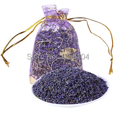 

30 bags/lot Lavender Sachet For Living Room Drawer Car Office Bags Smell Sachet Natural Aromatic Flower Bud