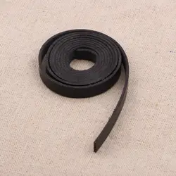 10 шт. 1 м черный плоский кожаный шнур 3 мм 5 мм 7 мм кордон Cuir для ожерелье решений DIY расходных материалов для изготовления ювелирных изделий