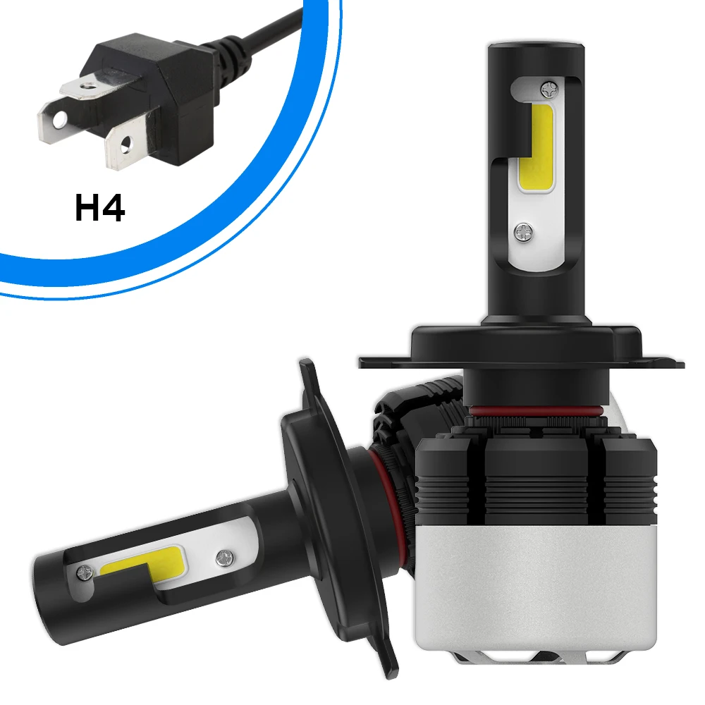 Universal H4 LED Motorcycle Headlight Bulb 6000LM 36W Hi/Lo Conversion