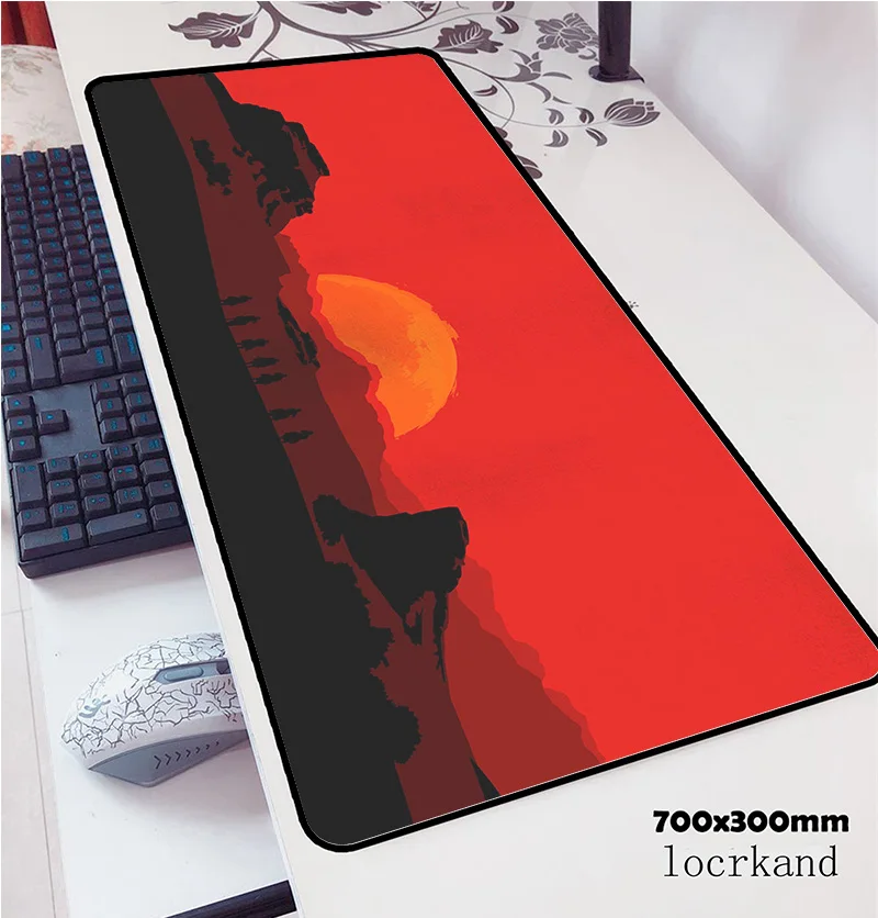 Red Dead Redemption 2 Mousepad 700x300x3mm Computer Mouse Mat